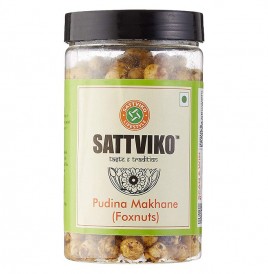 Sattviko Pudina Makhane (Foxnuts)   Plastic Jar  70 grams
